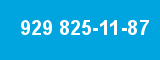 929 825-11-87 929 825-11-87